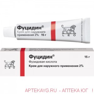 Фуцидин крем д/нар.прим. 2% туба 15г