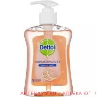 Деттол мыло жидкое антибактериальное д/рук с экстрактом грейпфрута фл. 250мл
