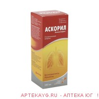 Аскорил экспекторант сироп 200мл