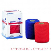 Peha-haft-фиксир. эласт.когез. бинт 4мх8см красный
