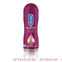 Дюрекс плэй массаж гель-лубрикант 2в1 с алоэ вера фл.200мл