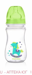 Canpol babies бутылочка easystart 240мл 3+/зеленый