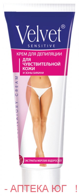 Velvet крем д/депил д/чувствит кожи и зоны бикини 100мл