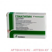 Глиатилин капс 400 мг х14