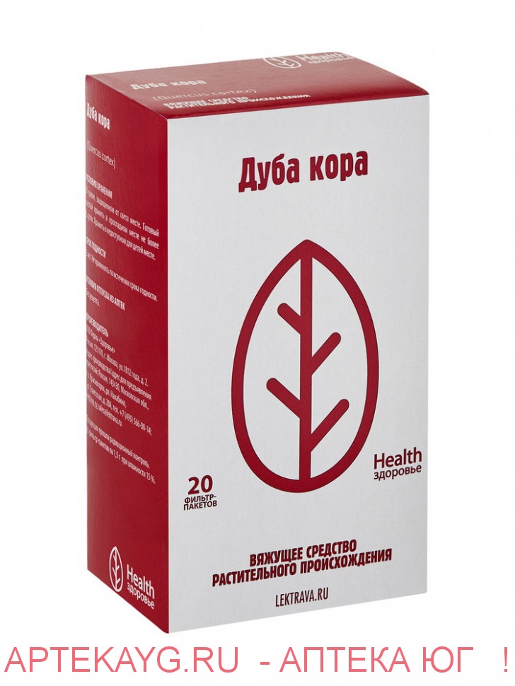 Дуба кора 1,5г №20 ф/п