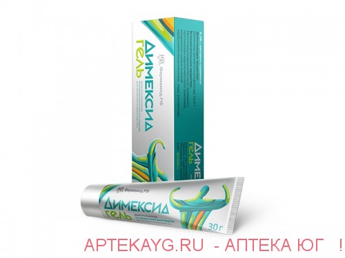 Димексид гель д/наруж прим 25 % туба 30 г х1
