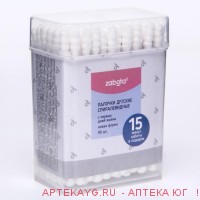 Zabota2 палочки ватные детские спиралевидные n90/26850