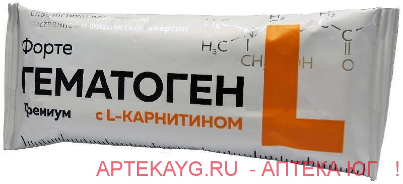 Гематоген форте премиум с l-карнитином 35,0