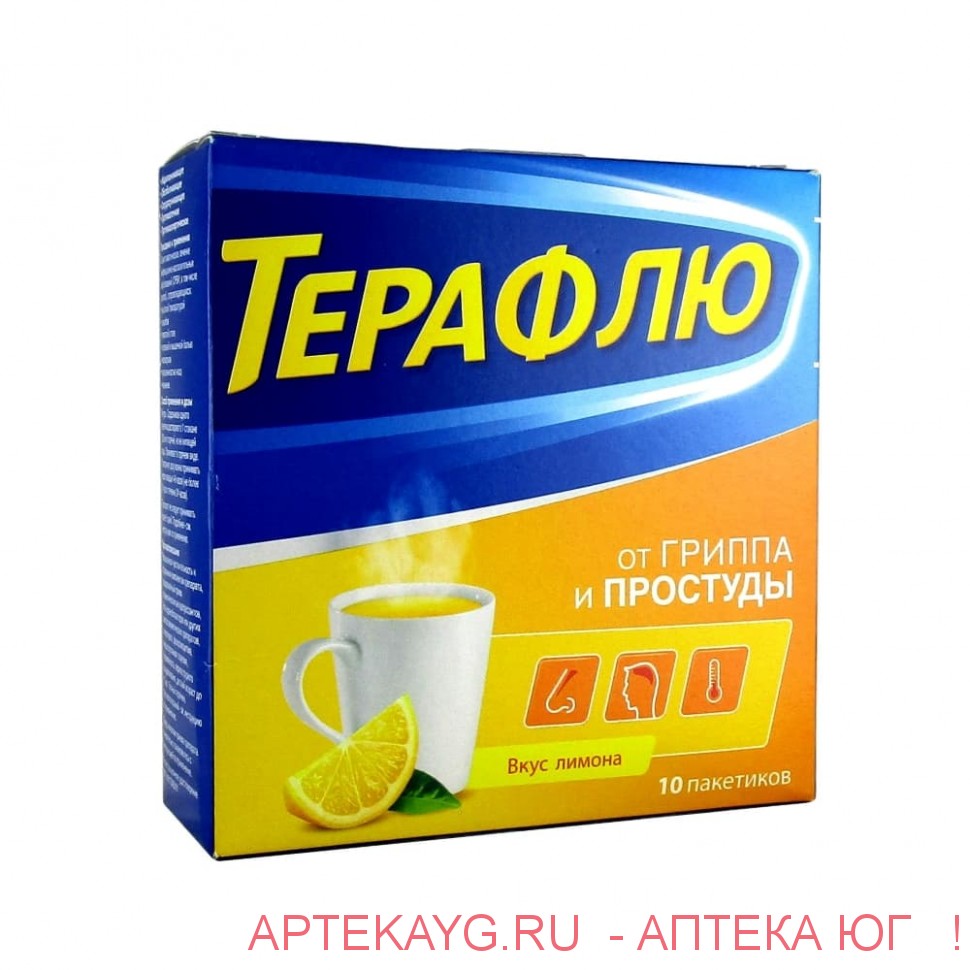 Терафлю от гриппа и простуды пор. в саше №10