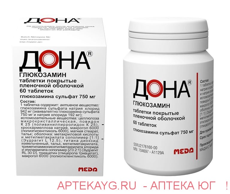 Дона 0,75 n60 табл п/плен/оболоч