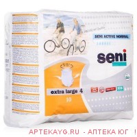 Сени впитывающие трусики д/взрослых active extra large №10