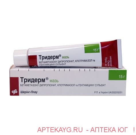 Чем заменить тридерм дешевле Тридерм 15г мазь купить недорого за 1 113 руб. в аптеке - АптекаЮГ.ру