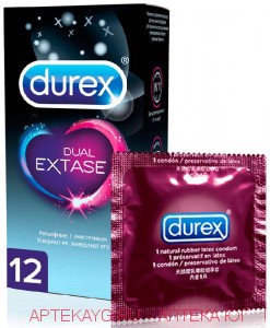 Дюрекс презервативы dual extase №12