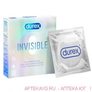 Презерватив durex invisible n3