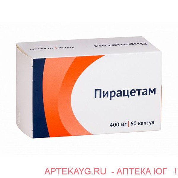 Пирацетам 400мг №60 капс.