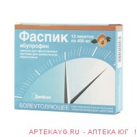 Фаспик 0,4 n12 пак гранулы д/пригот р-ра д/прием внутрь/абрикосовые/