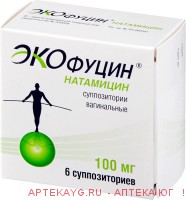 Экофуцин супп. вагин. 100мг №6 Экофуцин супп. вагин. 100мг №6
