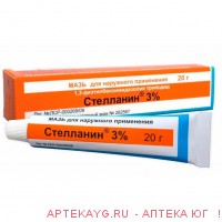 Стелланин мазь д/нар. прим. 3% туба 20г