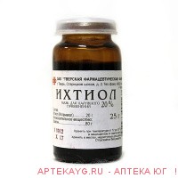 Ихтиоловая мазь 20%-25г фл.