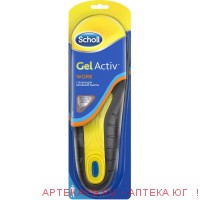Scholl gelactiv work стельки д/актив работы д/муж