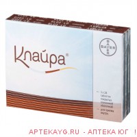 Клайра таб. п/пл/об. х28 х3