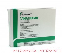Глиатилин р-р д/инф. и в/м введ. 1000мг/4мл 4мл амп. №3