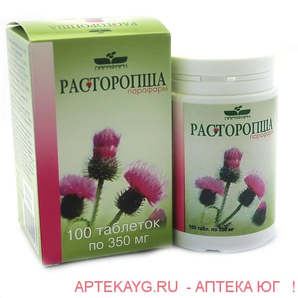 Расторопша-парафарм 0,35 n100 табл
