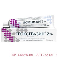 Троксевазин гель 2% 40г