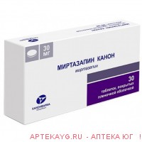Миртазапин канон 0,03 n30 табл п/плен/оболоч