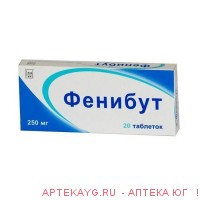Фенибут таб. 250мг №20