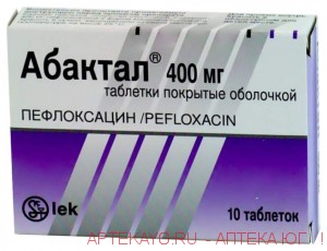 Абактал табл п/о плен 400 мг х10 Абактал табл п/о плен 400 мг х10