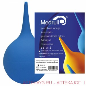 Спринцовка medrull пластизол поливинилхлор д/мед процедур с мягким наконечником