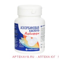 Аскорбиновая к-та 50мг №200 др.