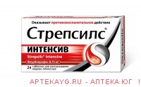 Стрепсилс интенсив медово-лимон n24 табл д/рас