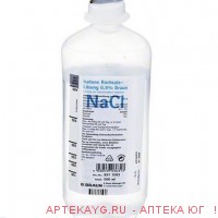 Натрия хлорид браун 0,9% 500мл n10 р-р д/инф/пласт