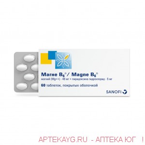 Магне в6 табл. п/о х60