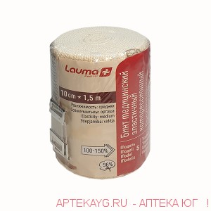 Бинт медицинский эластичный компрессионный лаума модель 5 (средней растяжимости)