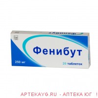 Фенибут таб. 250мг №20