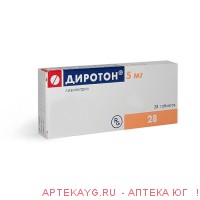 Диротон 5мг №28 тб.