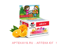 Доппельгерц kinder глицин+витамины для детей с 3 лет со вкусом апельсина n60 таб Доппельгерц kinder глицин+витамины для детей с 3 лет со вкусом апельсина n60 таб