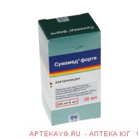 Сумамед форте 200мг/5мл-20мл сироп