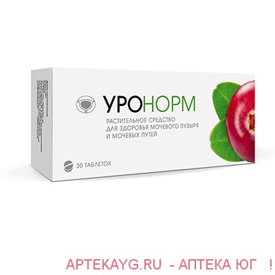 Уронорм n30 табл п/о