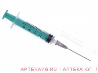 Шприц 5мл c иглой 21g (0,8x40) луер/kdm/ n1