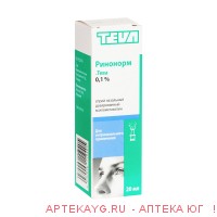 Ринонорм-тева спрей назал. дозир.  0.1 % фл. 20 мл. х1