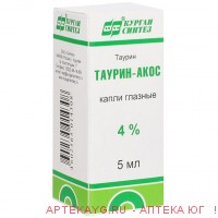 Таурин гл капли 4% фл 5мл в инд уп
