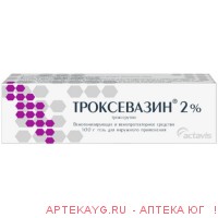 Троксевазин 2% 100,0 гель д/наруж прим