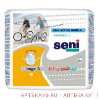 Сени впитывающие трусики д/взрослых activ normal medium №10