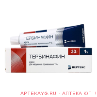 Тербинафин крем д/нар. прим. 1% туба 30г