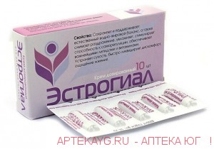 Эстрогиал крем для интимной гигиены дозированный 1,2 n10