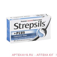 Стрепсилс плюс таб. д/рассас. №24